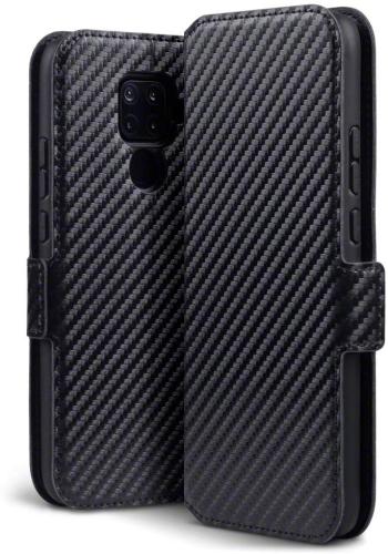 Terrapin Low Profile Θήκη - Πορτοφόλι Carbon Fibre Huawei Mate 30 Lite - Black (117-083-240)