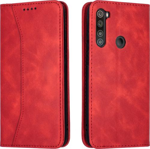 Bodycell Θήκη - Πορτοφόλι Xiaomi Redmi Note 8 / Note 8 2021 - Red (5206015059513)