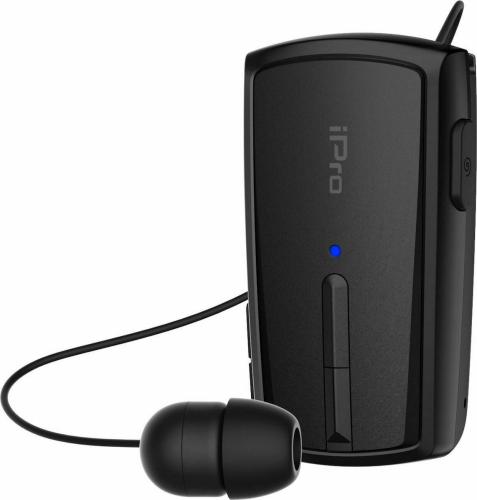 iPro Bluetooth Headset RH120 - Μονό Ασύρματο Bluetooth Ακουστικό MultiPoint - Black (RH120BL)