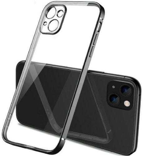 Bodycell HD Διάφανη Θήκη Σιλικόνης Apple iPhone 13 - Black (5206015067303)