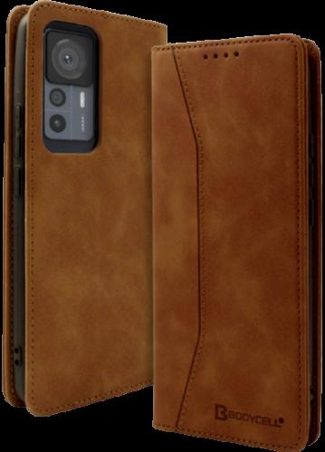 Bodycell Θήκη - Πορτοφόλι Xiaomi 12T / 12T Pro - Brown (5206015018909)
