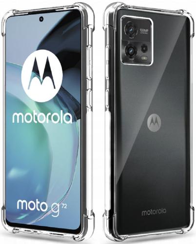 Tech-Protect Διάφανη Θήκη Σιλικόνης FlexAir Pro Motorola Moto G72 - Clear (9490713930106)