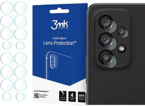 3MK Hybrid Glass Camera Protector - Αντιχαρακτικό Υβριδικό Προστατευτικό Γυαλί για Φακό Κάμερας Samsung Galaxy A53 5G - 4 Τεμάχια (5903108460422)