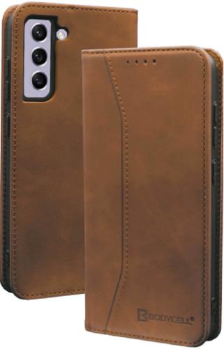 Bodycell Θήκη - Πορτοφόλι Samsung Galaxy S21 FE 5G - Brown (5206015058394)