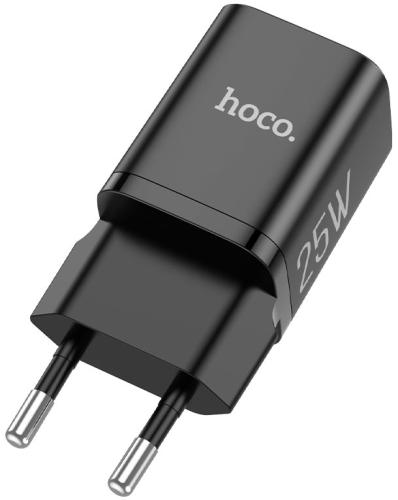 Hoco N19 Rigorous - Φορτιστής Τοίχου / Αντάπτορας Με 1 x Type-C - 25W - Black (6931474751966)