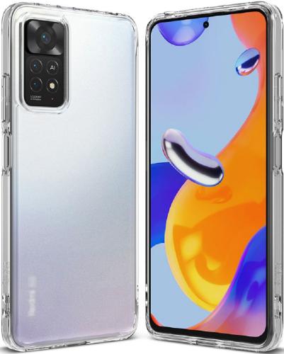 Ringke Fusion Σκληρή Θήκη με TPU Bumper - Xiaomi Redmi Note 11 Pro - Matte Clear (8809848209147)