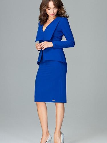 Cocktail Φόρεμα 122521 SALE Lenitif-Μπλε
