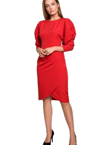 Καθημερινό Φόρεμα 158472 SALE Style-Κοκκινο