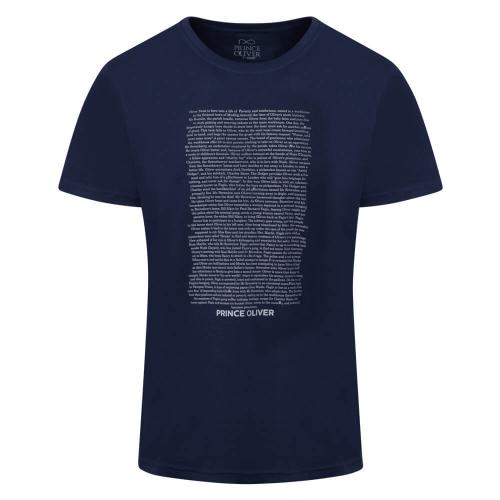 Brand New Τ-Shirt Μπλε Σκούρο 100% Cotton (Modern Fit)