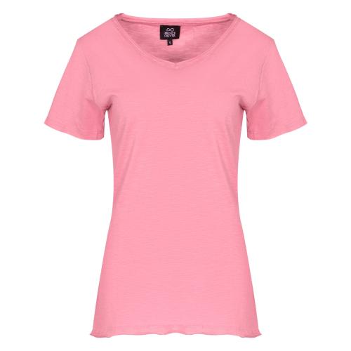 T-Shirt Ροζ V Neck Outlet