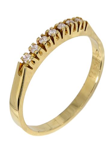 Χρυσό δαχτυλίδι Κ18 017367 Χρυσός 18 Καράτια