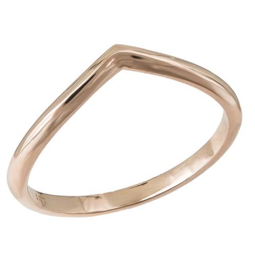 Δαχτυλίδι Κ14 ροζ gold V 031691 031691 Χρυσός 14 Καράτια