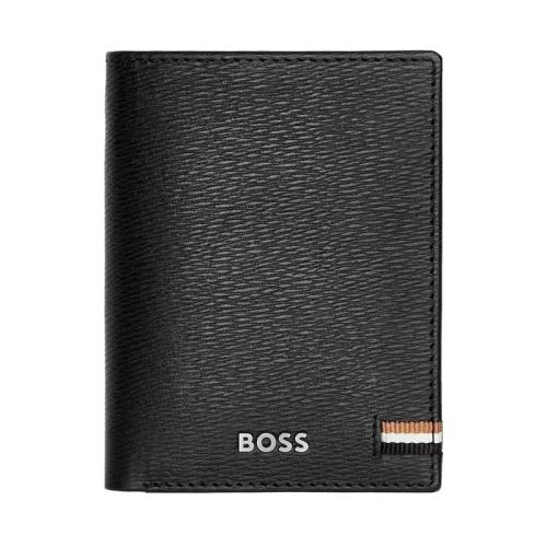 Δερμάτινη καρτοθήκη Hugo Boss Icon Black HLF421A HLF421A