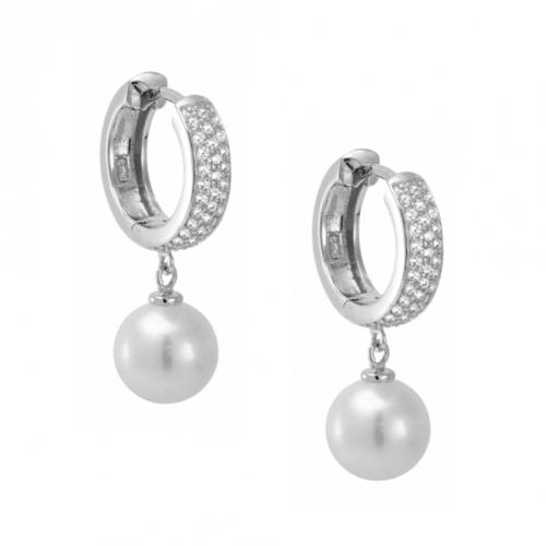 Vogue Pearls ασημένια σκουλαρίκια 925 8353243 8353243 Ασήμι