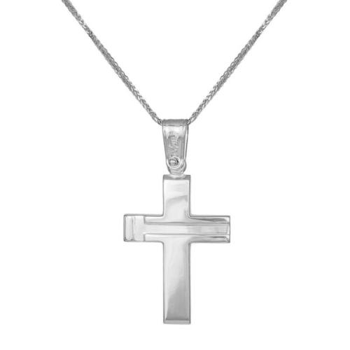 Βαπτιστικοί Σταυροί με Αλυσίδα Βαπτιστικός σταυρός με αλυσίδα Κ14 045611C 045611C Ανδρικό Χρυσός 14 Καράτια