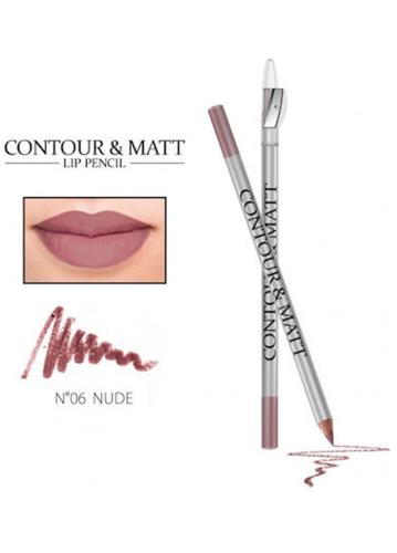 Maybelline & More - Contour & Matte Lip Pencil 06 nude