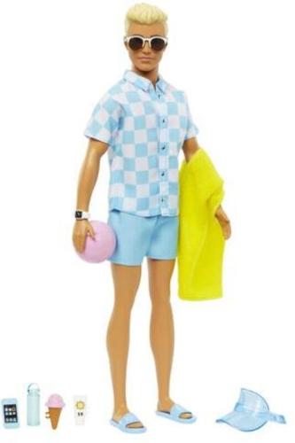 Barbie Ken Beach Glam Με Αξεσουάρ (HPL74)