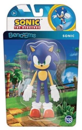 Bend-Ems Sonic Thhe Hedgehog Φιγούρες-4 Σχέδια (BEH00000)
