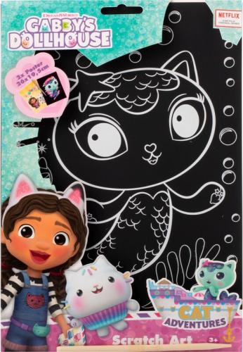 Canenco Gabby's Dollhouse Scratch Art Αφίσα 26x15cm (GD23346)