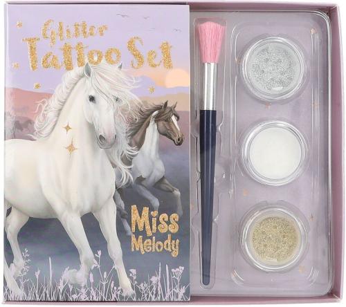 Miss Melody Glitter Σετ Τατουάζ Night Horses (D12657)