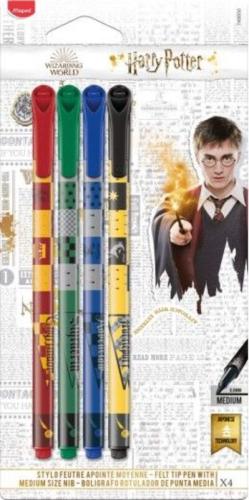 Maped Harry Potter Στυλό 0,8mm 4Τμχ (749600)