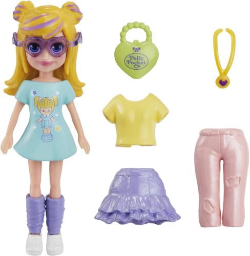 Polly Pocket Polly Κούκλα Με Μόδες Mini Pack-6 Σχέδια (HNF50)