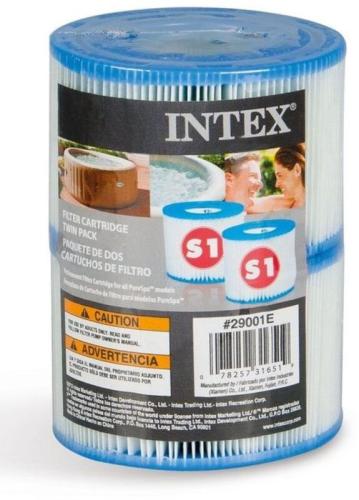 Intex Ανταλλακτικό Φίλτρο Πισίνας Cartidge S1 Twin Pack (29001)