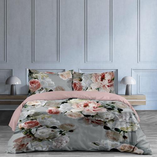 Παπλωματοθήκη King Size (Σετ 240x260) Makis Tselios Peonia