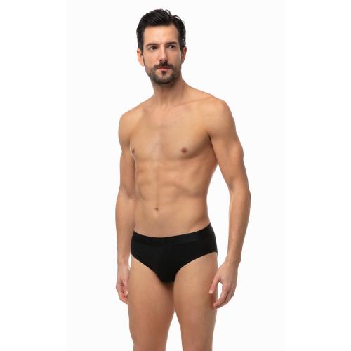 Σλιπ Ανδρικά (Σετ 2τμχ) Minerva Sporties 29456 Μαύρο MEDIUM/3 MEDIUM/3