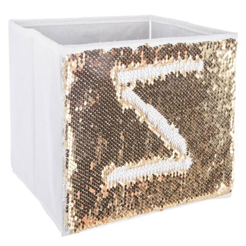 Κουτί Αποθήκευσης (24x24x23) A-S Sequin White 127333B