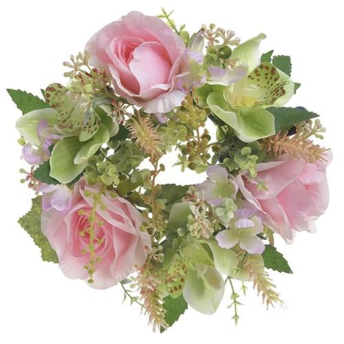 Διακοσμητικό Στεφάνι Λουλουδιών InArt 3-85-700-0050