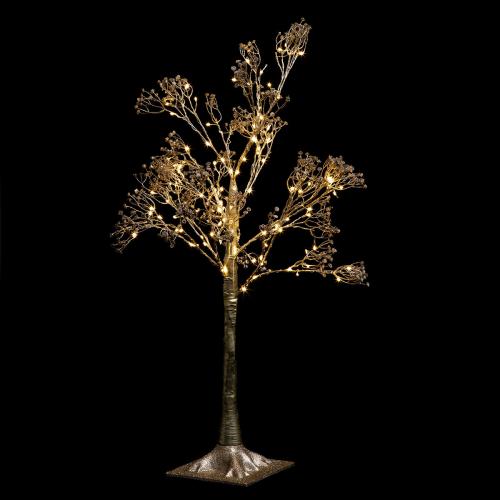 Τεχνητό Δέντρο Με Led (19x19x90) F-R Gold 177376