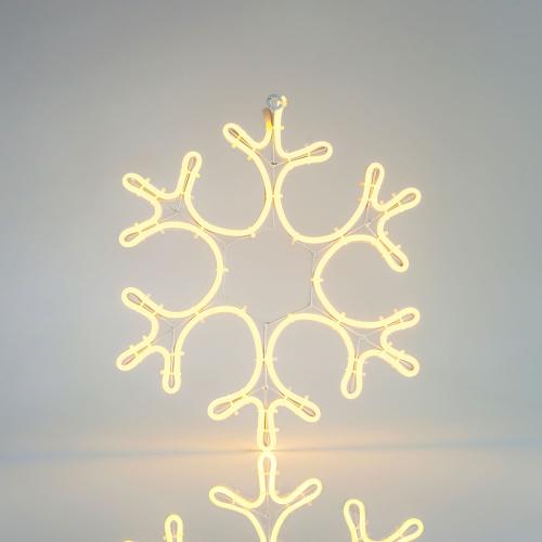 Χριστουγεννιάτικο Διακοσμητικό Φωτοσωλήνας Με 360 Led Neon Φωτάκια (38x35) Eurolamp 600-23033