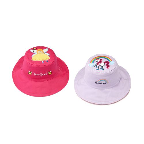 Παιδικό Καπέλο 2 Όψεων Με Προστασία UV FlapjackKids Princess/Unicorn 2-4 Ετών 2-4 Ετών