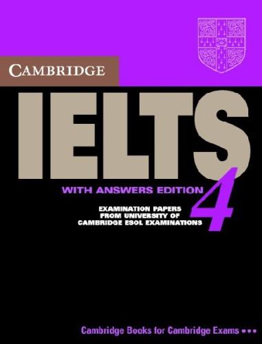 CAMBRIDGE IELTS 4 SELF STUDY PACK