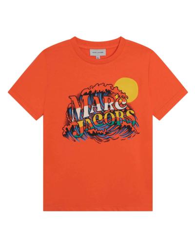 Παιδική Κοντομάνικη Μπλούζα Little Marc Jacobs - 5588 K