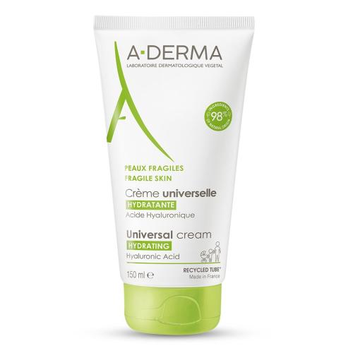 A-Derma Universal Hydrating Cream Ενυδατική Κρέμα Προσώπου Σώματος για Ευαίσθητες Επιδερμίδες 150ml