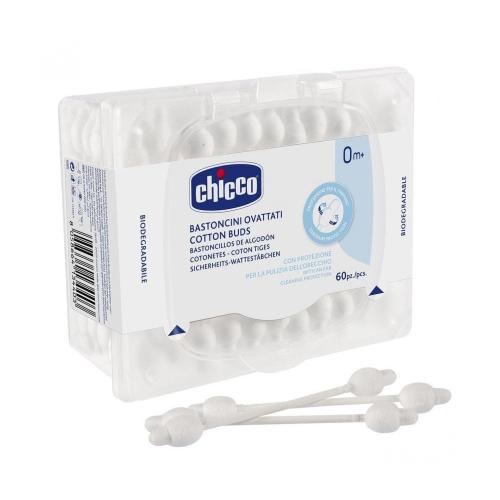 Chicco Ωτοκαθαριστές Ασφαλείας από 0 Μηνών 60τμχ