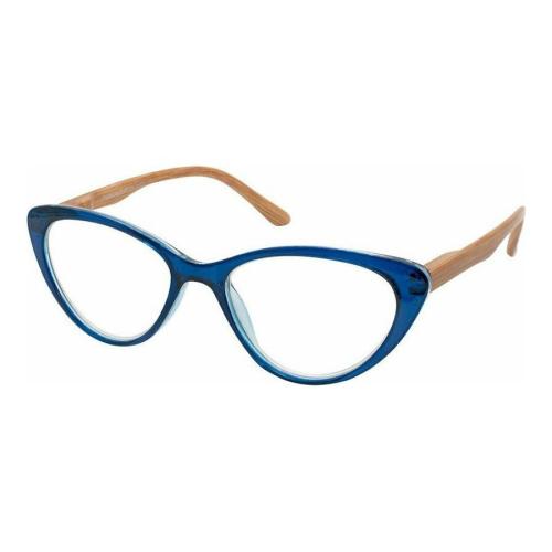 Eyelead Γυαλιά Διαβάσματος Unisex Χρώμα Μπλε Πεταλούδα Κοκκάλινο, με Ξύλινο Βραχίονα E205 - 2,75