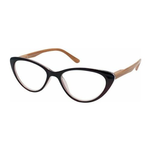 Eyelead Γυαλιά Διαβάσματος Unisex Χρώμα Μπορντώ Πεταλούδα Κοκκάλινο, με Ξύλινο Βραχίονα E206 - 2,50