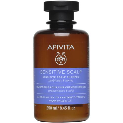 Apivita Sensitive Scalp Shampoo Σαμπουάν για το Ευαίσθητο Τριχωτό με Πρεβιοτικά & Μέλι 250ml