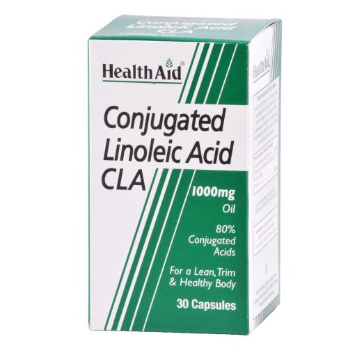 Health Aid CLA Conugated Linoleic Acid Καύση Λιπών 30 Ταμπλέτες