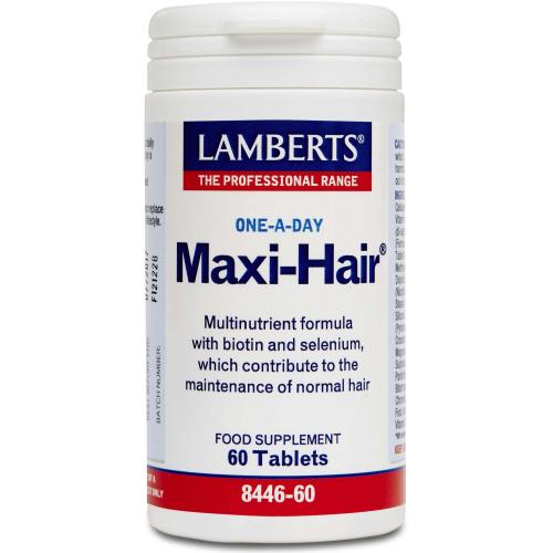 Lamberts Maxi-Hair Μικροθρεπτικά Συστατικά Για Υγιή Μαλλιά 60tabs