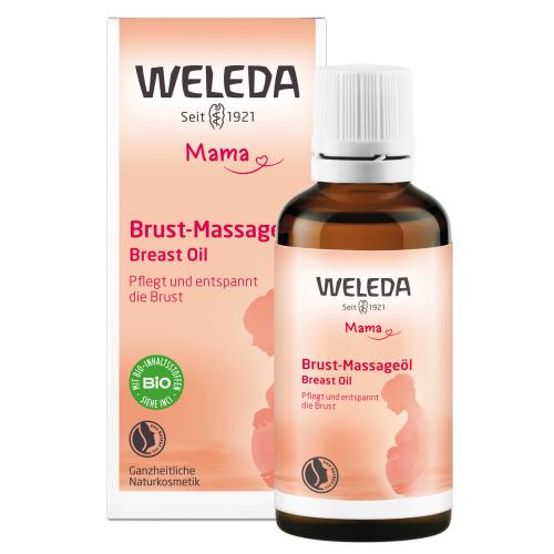 Weleda Mama Breast Massage Oil Λάδι Μασάζ Στήθους για Προετοιμασία & Διευκόλυνση του Θηλασμού 50ml