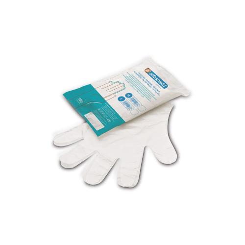 Alfa Shield Non Sterile PE Gloves Γάντια Πολυαιθυλενίου Υψηλής Πυκνότητας μη Αποστειρωμένα 100 Τεμάχια - Medium