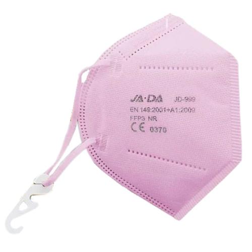 Jada Non Medical 7ply Mask FFP3 NR Μάσκα Προστασίας 7 Επιπέδων με Μεταλλικό Έλασμα μιας Χρήσης σε Ροζ Χρώμα 1 Τεμάχιο