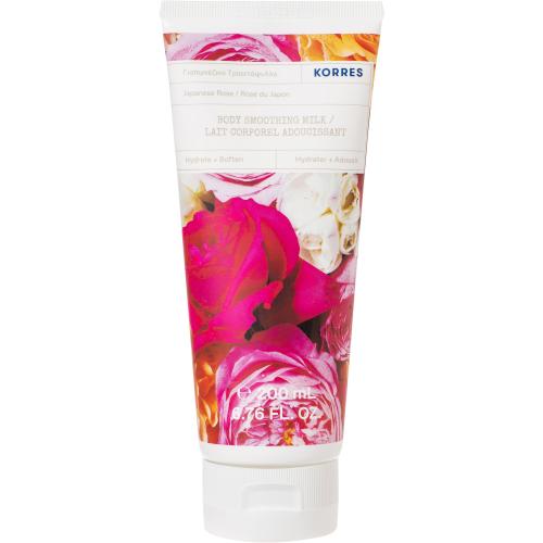 Korres Body Smoothing Milk Japanese Rose 200ml ,Ενυδατικό Γαλάκτωμα Σώματος με Άρωμα Γιαπωνέζικο Τριαντάφυλλο