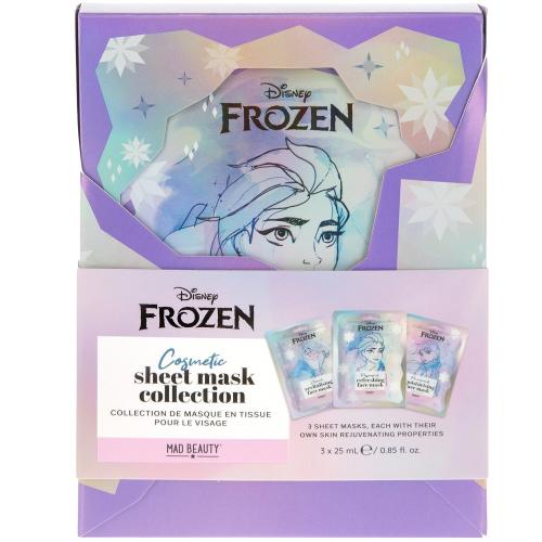 Mad Beauty Disney Frozen Cosmetic Sheet Mask Collection Συλλογή από Υφασμάτινες Μάσκες Προσώπου με Χαρακτήρες 3x25ml