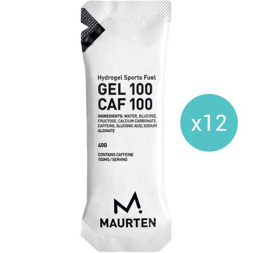 Σετ Maurten Gel 100 Caf 100 40g, 12 Τεμάχια,Συμπλήρωμα Διατροφής με Καφεΐνη Μινιμαλιστικής Φόρμουλας Τεχνολογίας Hydrogel για Ενέργεια & Εγρήγορση Κατά τη Διάρκεια Έντονης Άθλησης