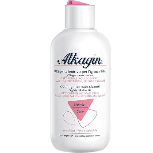 Alkagin Soothing Intimate Cleanser Slightly Alkaline pH Υγρό Καθαριστικό για την Υγιεινή της Ευαίσθητης Περιοχής 250ml
